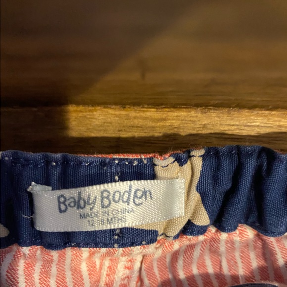2 pairs of Baby Boden 12-18 month pants. Covert to shorts via design feature. - Picture 6 of 7